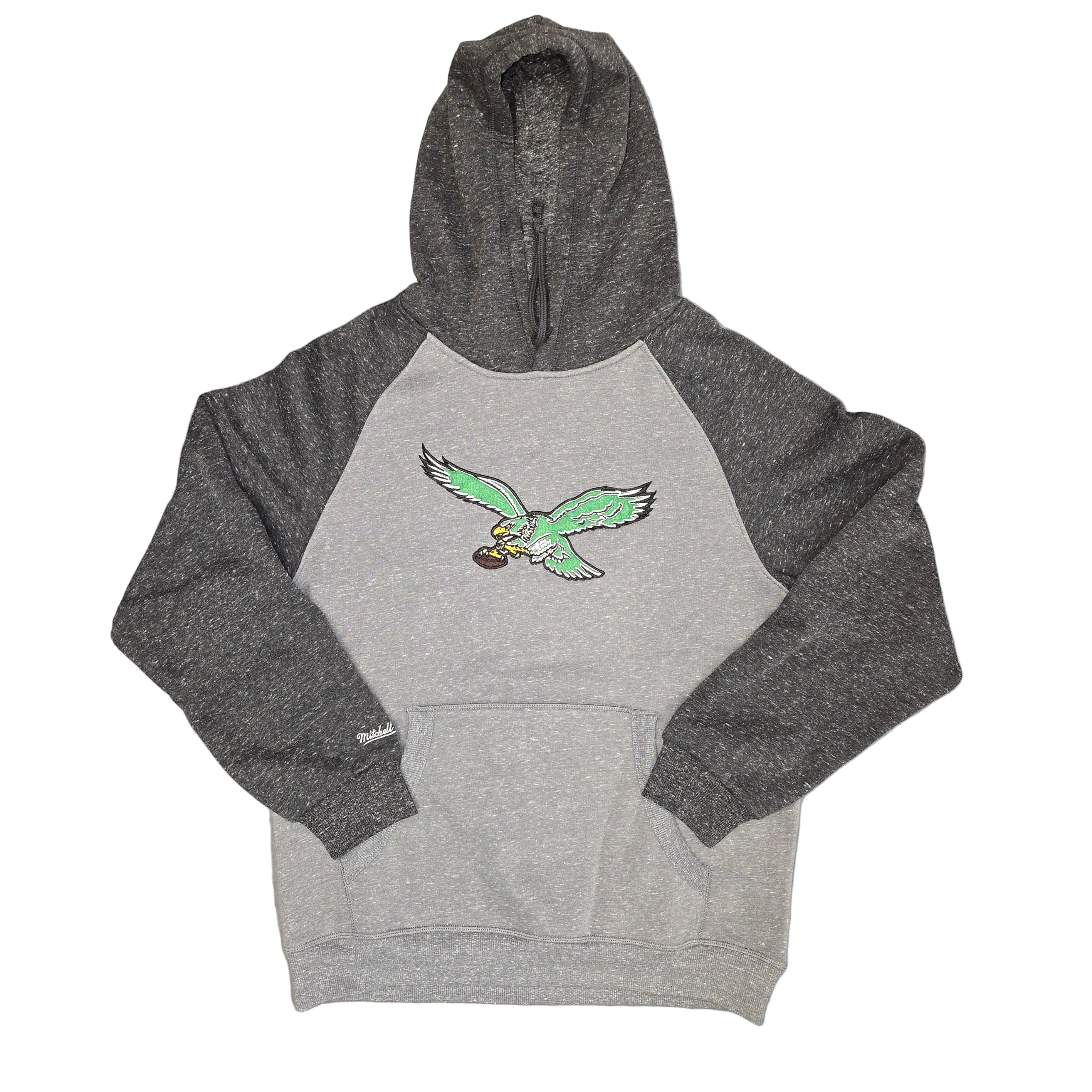 Philadelphia Eagles Mitchell & Ness Vintage Logo Fleece Hoodie