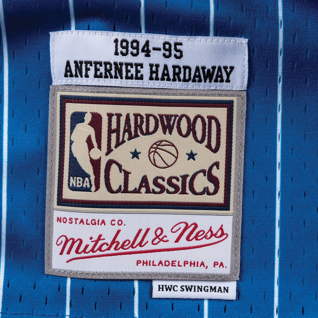 Orlando Magic Penny Hardaway 1994-95 Mitchell & Ness Swingman Jersey - Blue Pinstripe