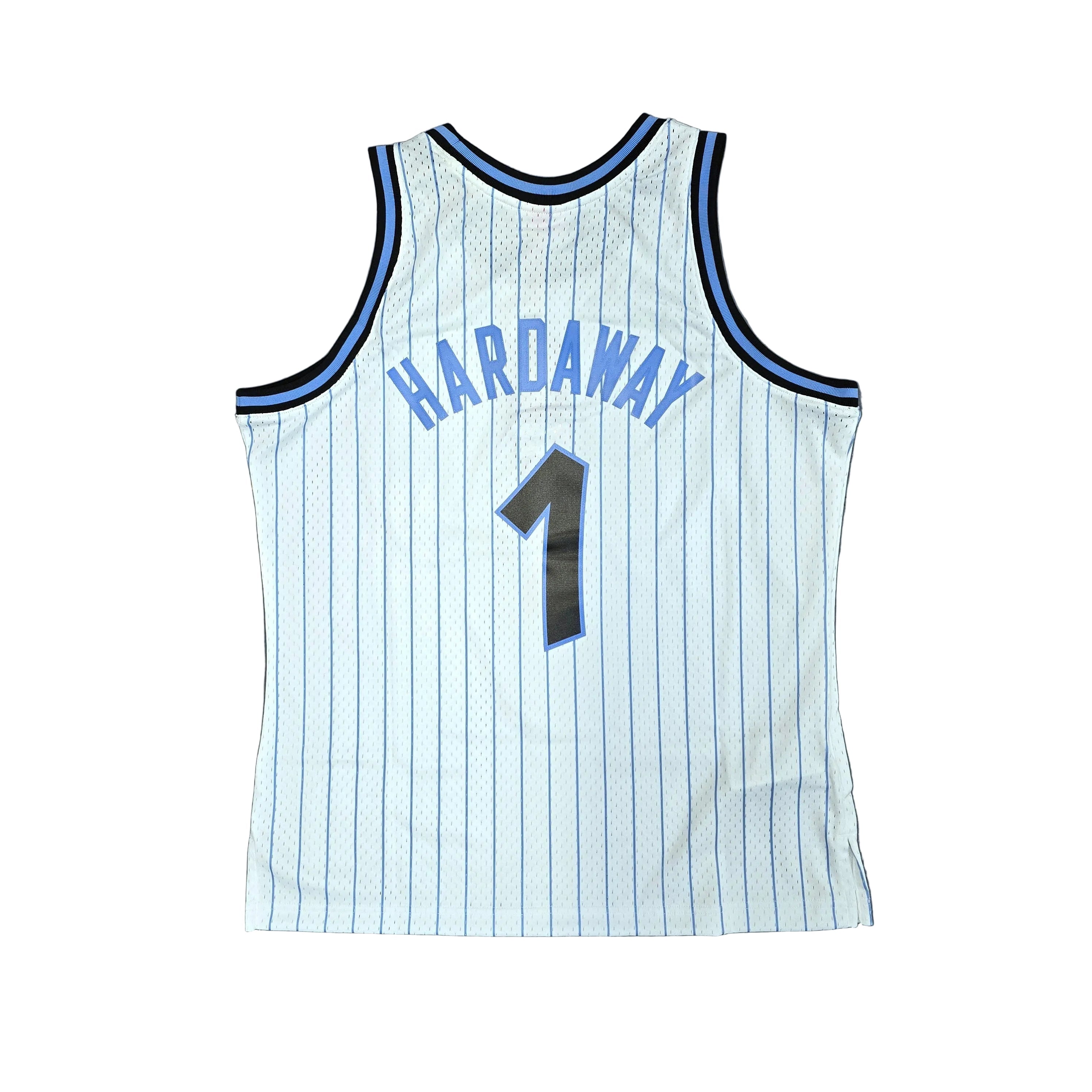 Orlando Magic Penny Hardaway 1993 Mitchell & Ness Swingman Jersey - Columbia Blue Pinstripe