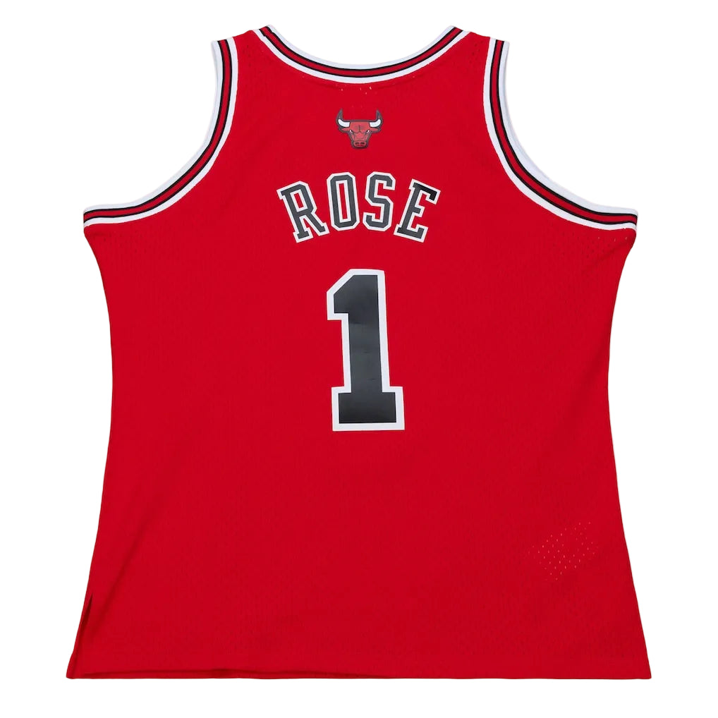 Chicago Bulls Derrick Rose Mitchell & Ness Swingman Jersey Red