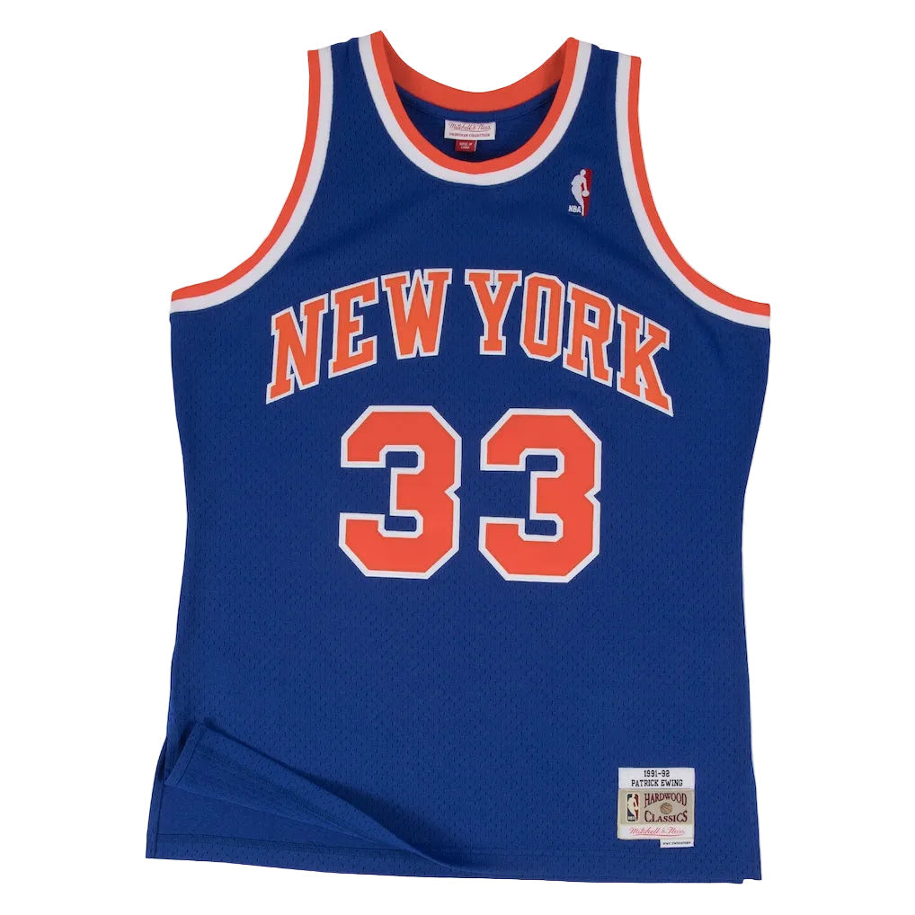 New York Knicks Patrick Ewing 1991 Mitchell & Ness Swingman Jersey