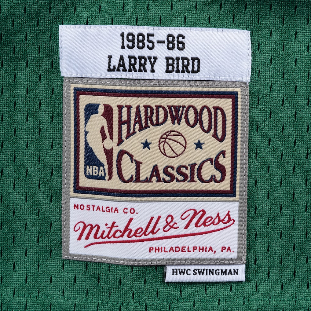 Boston Celtics Larry Bird Mitchell & Ness Swingman Jersey - Green