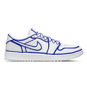 "Royal Blue Lines" Jordan 1 Golf Shoes