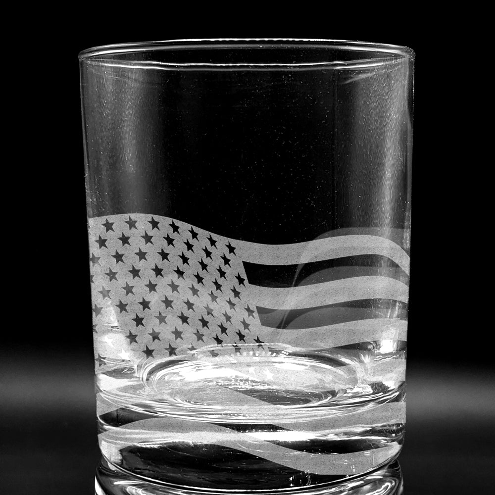 Stars & Stripes Whiskey Glass