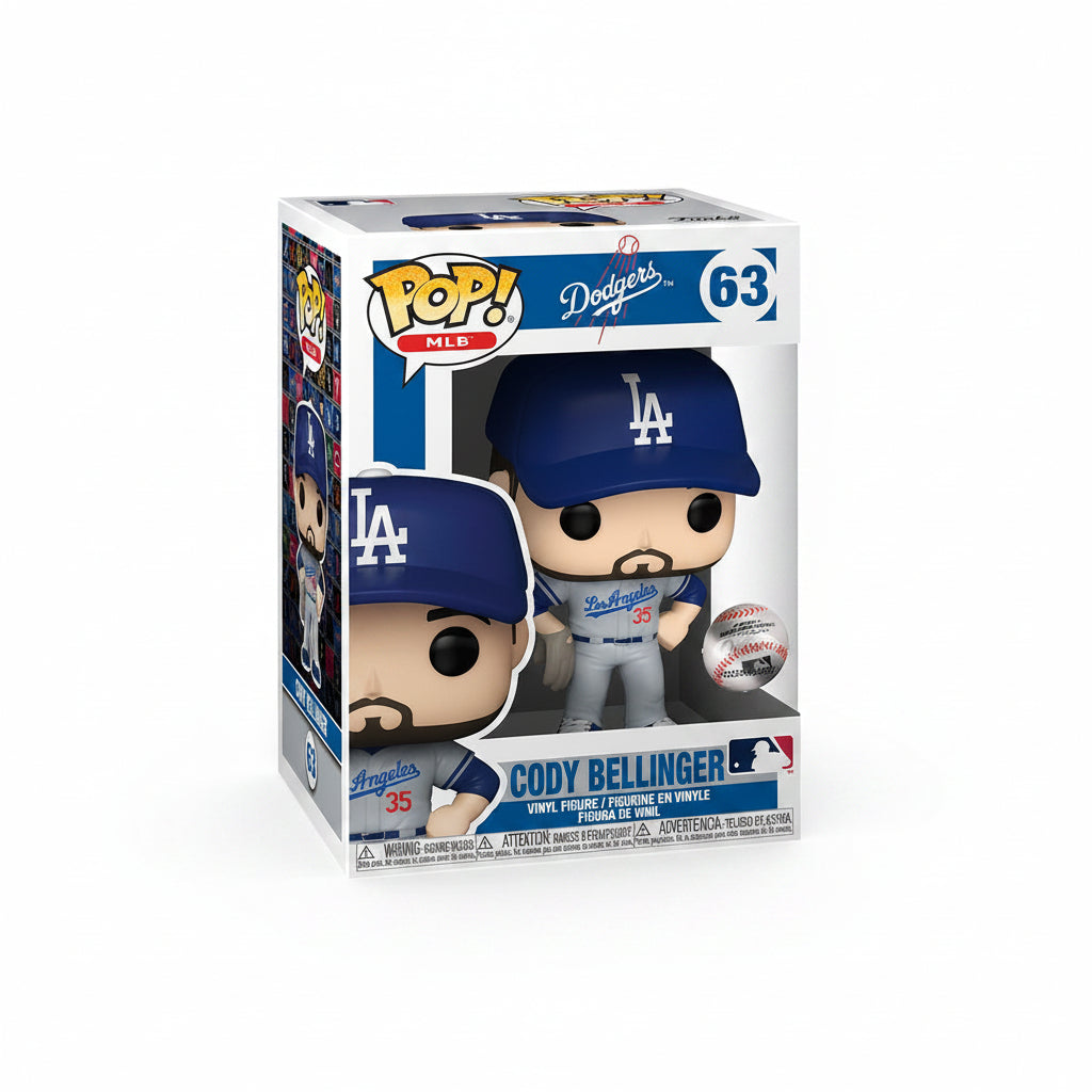 Funko POP! MLB: Los Angeles Dodgers - Cody Bellinger (Road Uniform) Vinyl Figure