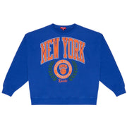 New York Knicks Women Logo Lightweight Crew Sweater