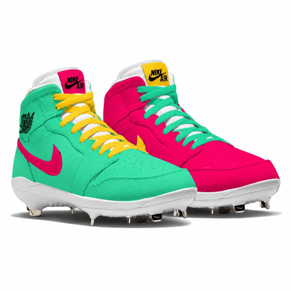 "San Diego Mismatch" Jordan 1 Retro Cleats