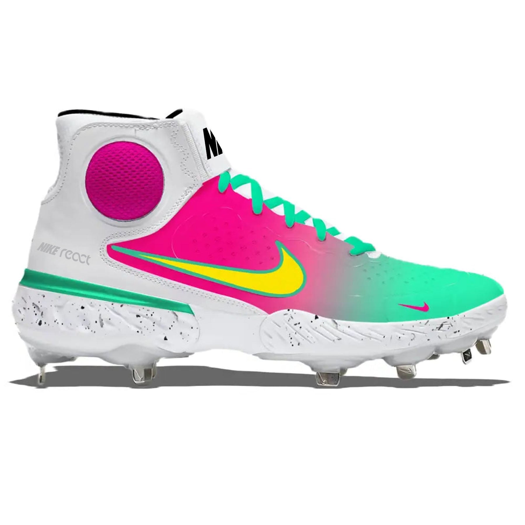 "San Diego" Nike Alpha Huarache Elite 3 Mid Cleats