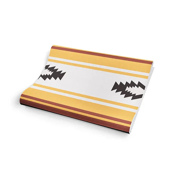 Nelson Yoga Mat – 6 Mm Extra Thick, Non-slip Eco-friendly Per With Striped Uv-printed Design | Yune Yoga