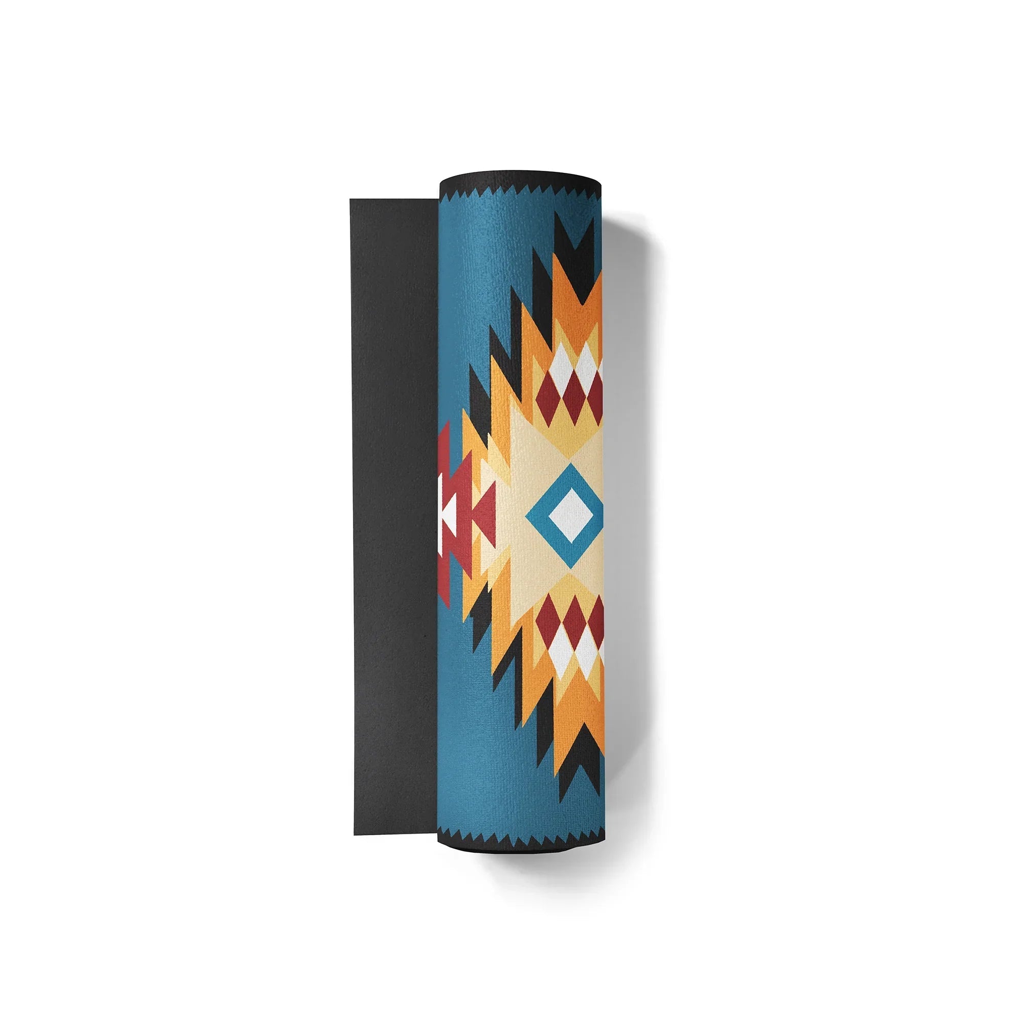 Yoga Mat | 6mm Thick | Multi Color Striped | Non-slip | Eco Friendly | Yune Yoga | Snake River