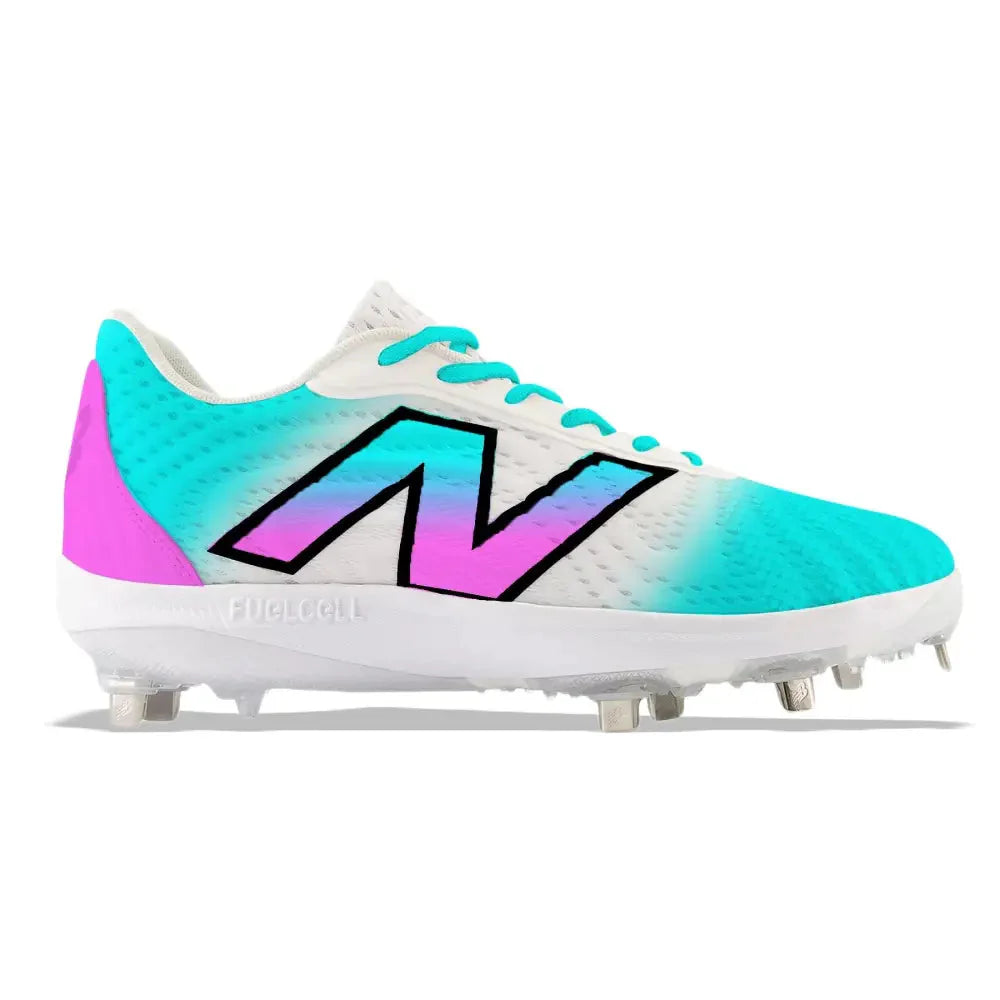 "South Beach Heat" New Balance FuelCell 4040v7 Cleats