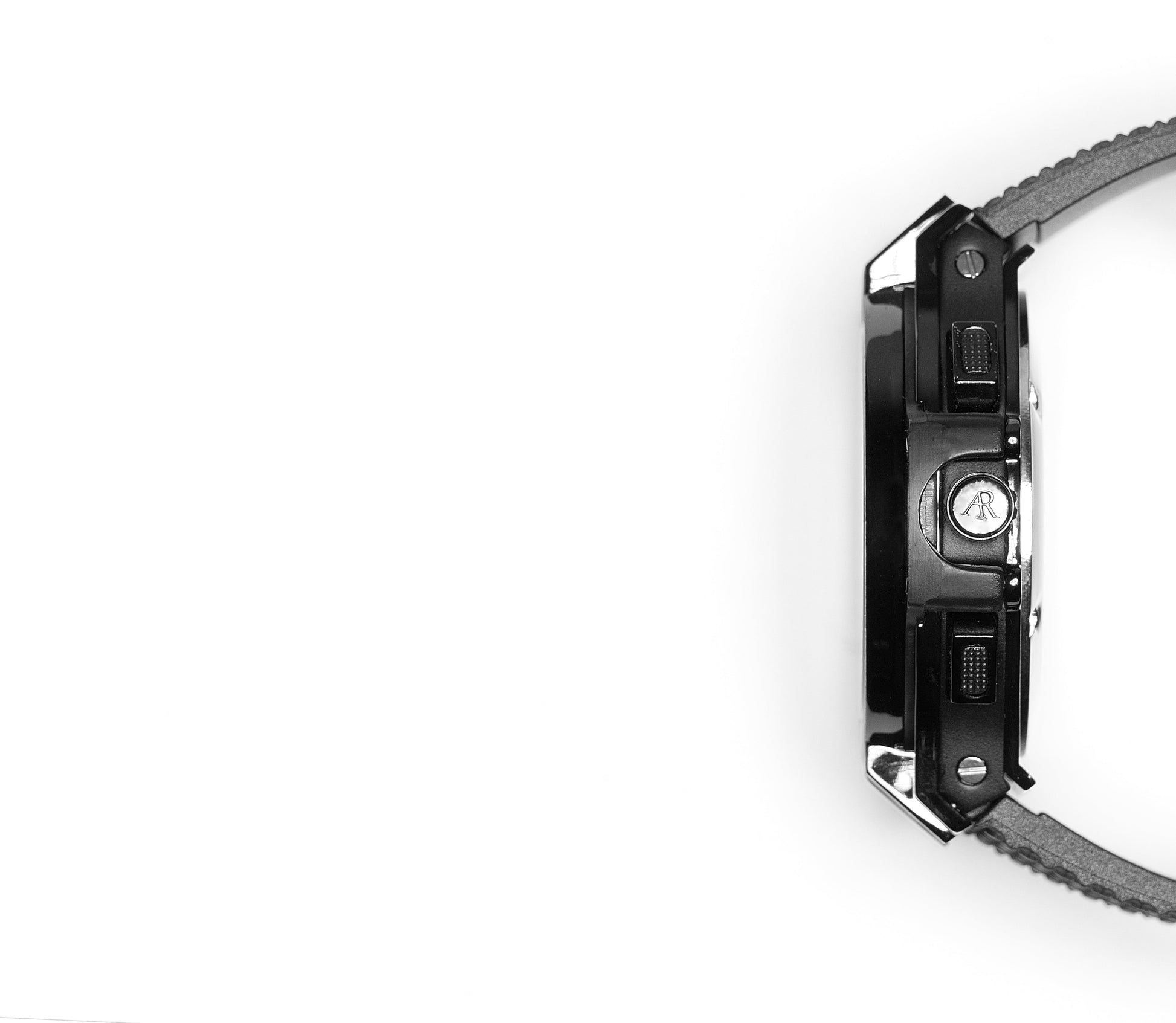 SPEEDRACER ALL BLACK - from ASOROCK WATCHES  a black african american owned luxury unique watch brand with swiss rolex AP homage style watches 