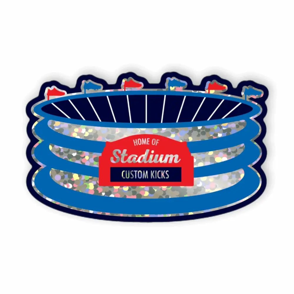 Stadium Custom Kicks Glitter Sticker