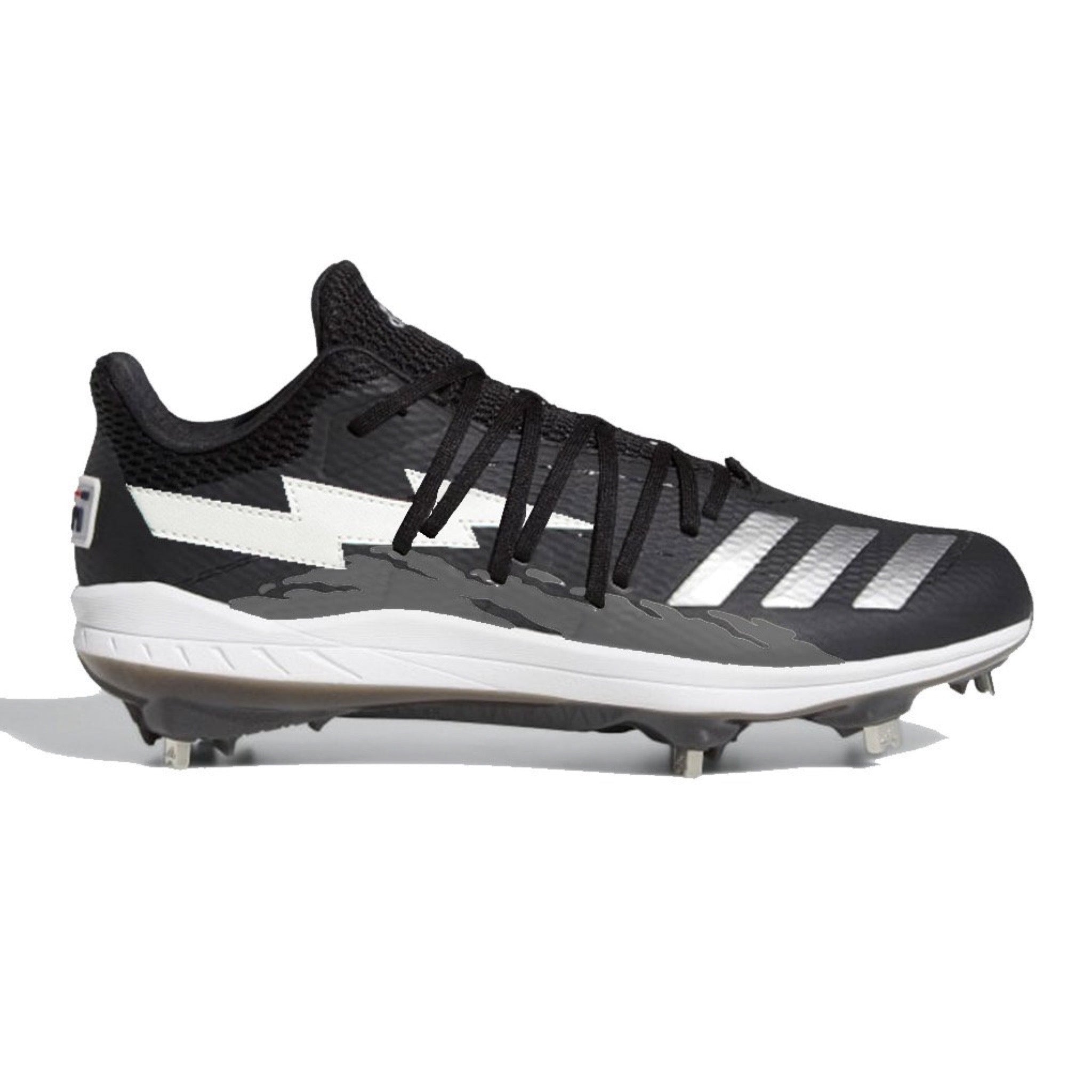 "Storm Black" Adidas Afterburner 6.0 Speed Trap Cleats
