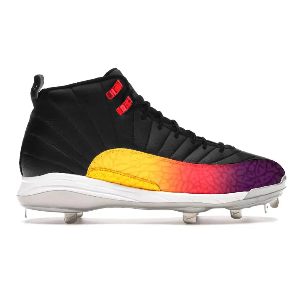 "Sunset" Jordan 12 Retro Cleats