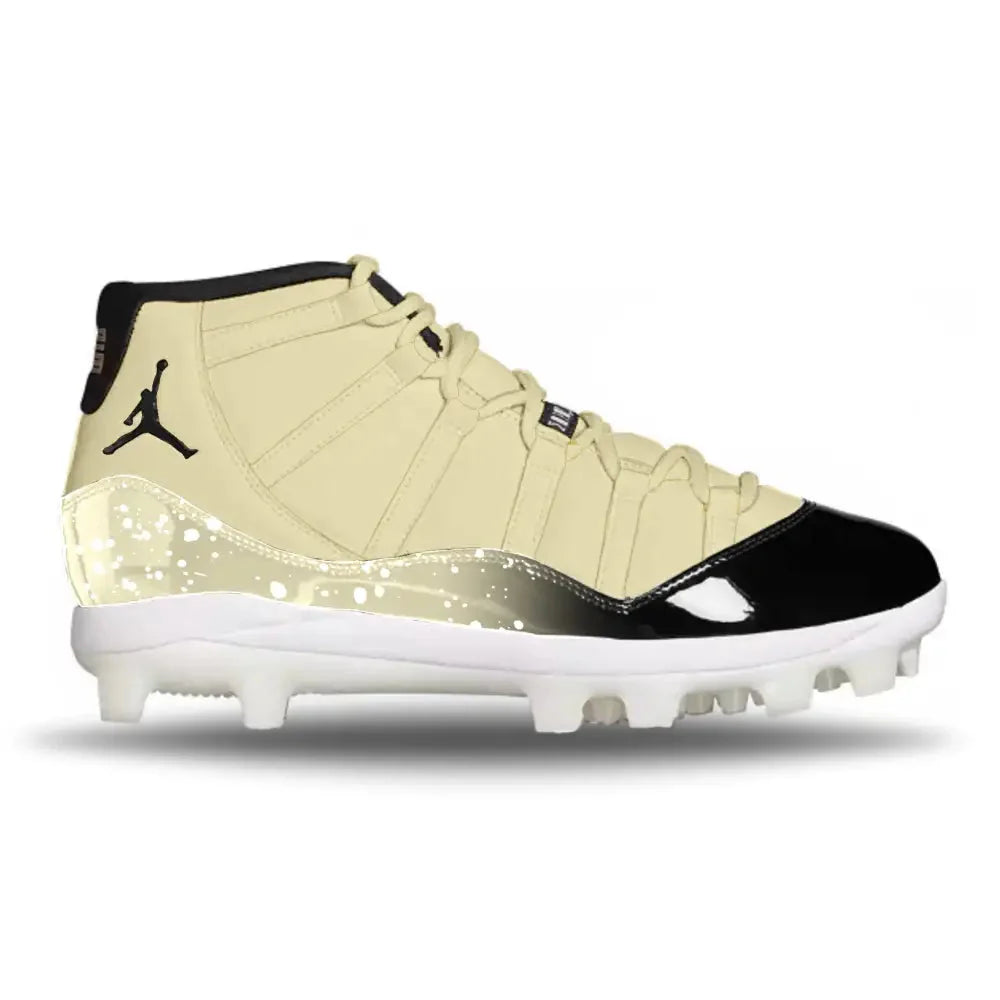 "Tan" Jordan 11 Retro MCS Cleats