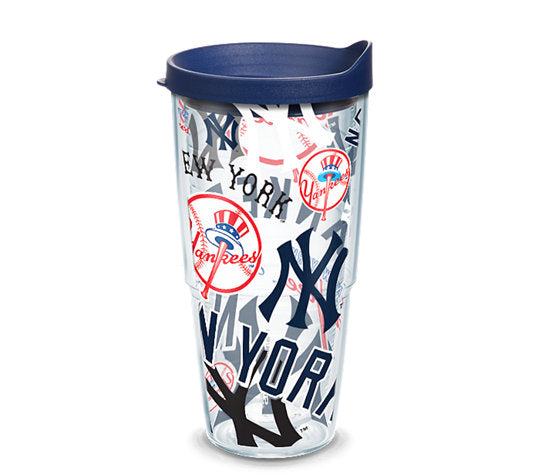 New York Yankees All Over Plastic Tumbler