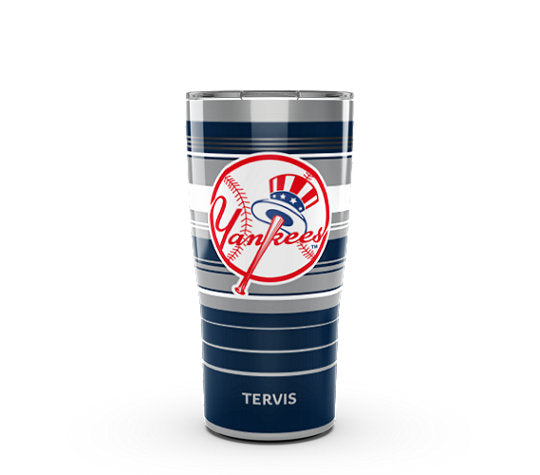 New York Yankees MLB Hype Stripes Stainless Steel Tumbler