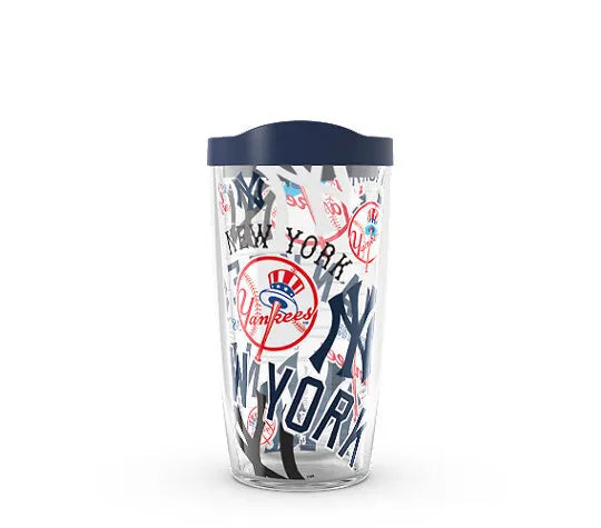 New York Yankees All Over Plastic Tumbler