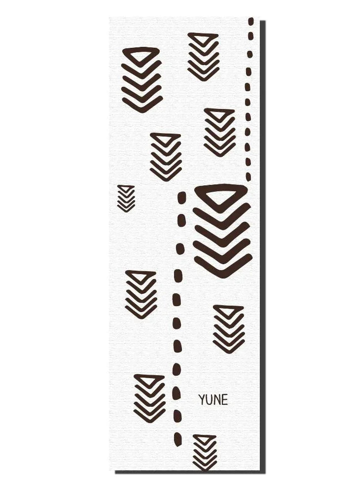 Polar Peace — Crag 6mm White Yoga Mat For Hot & Home Practice