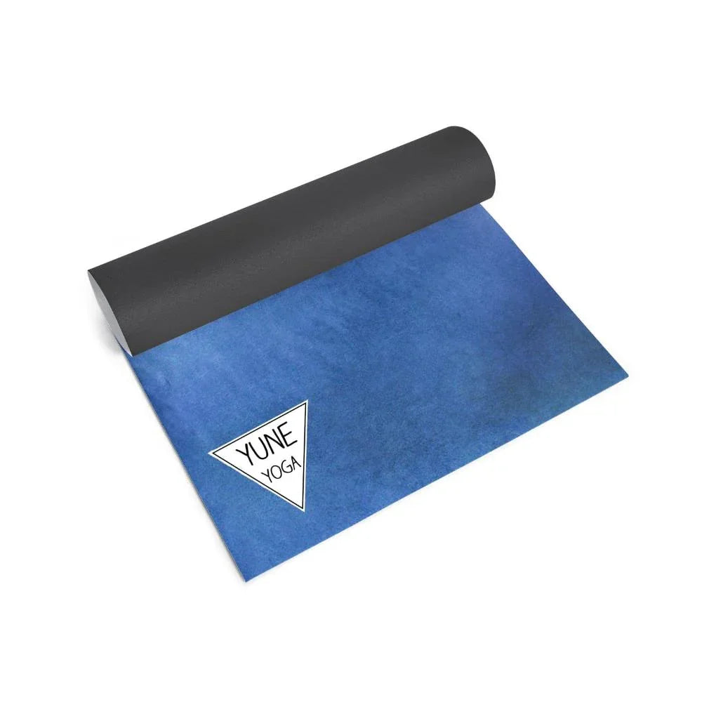 Yoga Mat | 6mm Thick | Blue | Non-slip | Eco Friendly | Yune Yoga | Serenity