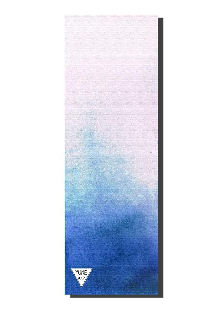 Yoga Mat | 6mm Thick | Blue | Non-slip | Eco Friendly | Yune Yoga | Serenity