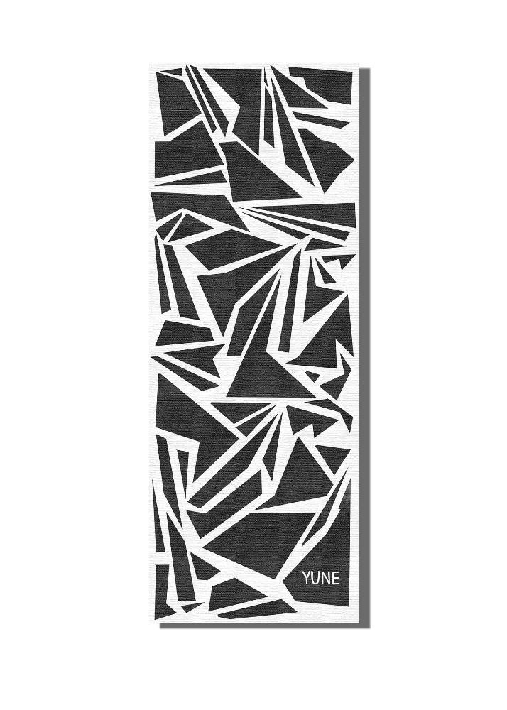 Shadow Yoga Mat – 6mm Non-slip, Eco-friendly & Latex-free (black/white)