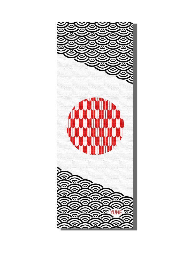 Yoga Mat | 6mm Thick | White Black | Non-slip | Eco Friendly | Yune Yoga | Toru