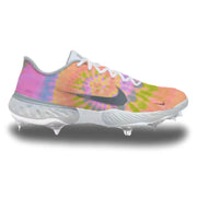"Tie-Dye" Nike Alpha Huarache Elite 3 Low Cleats