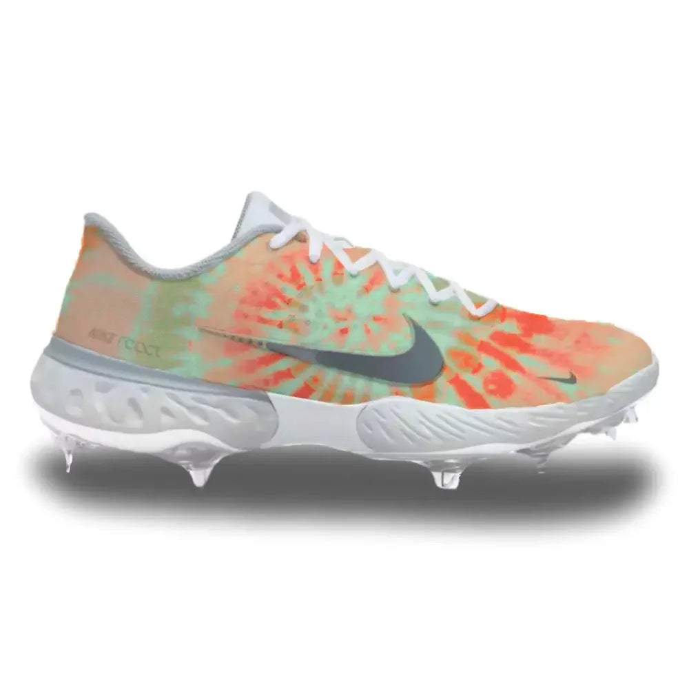 "Tie-Dye" Nike Alpha Huarache Elite 3 Low Cleats