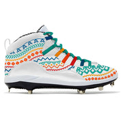 "Tribal” Jordan 10 Retro Metal Baseball Cleats