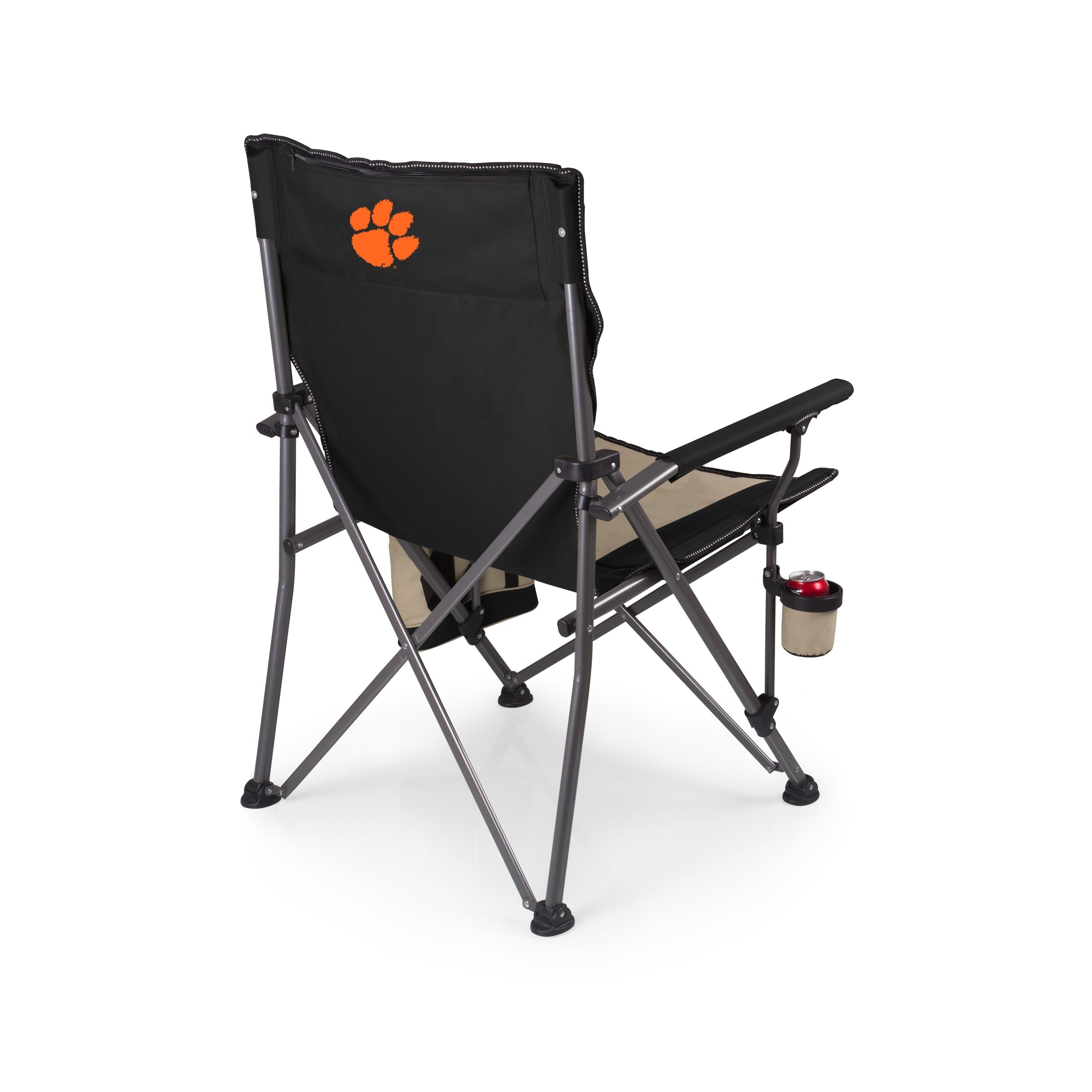 Clemson Tigers Big Bear XXL Camping Chair with Cooler