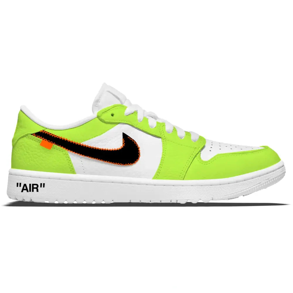 "Volt Force OW" Jordan 1 Golf Shoes