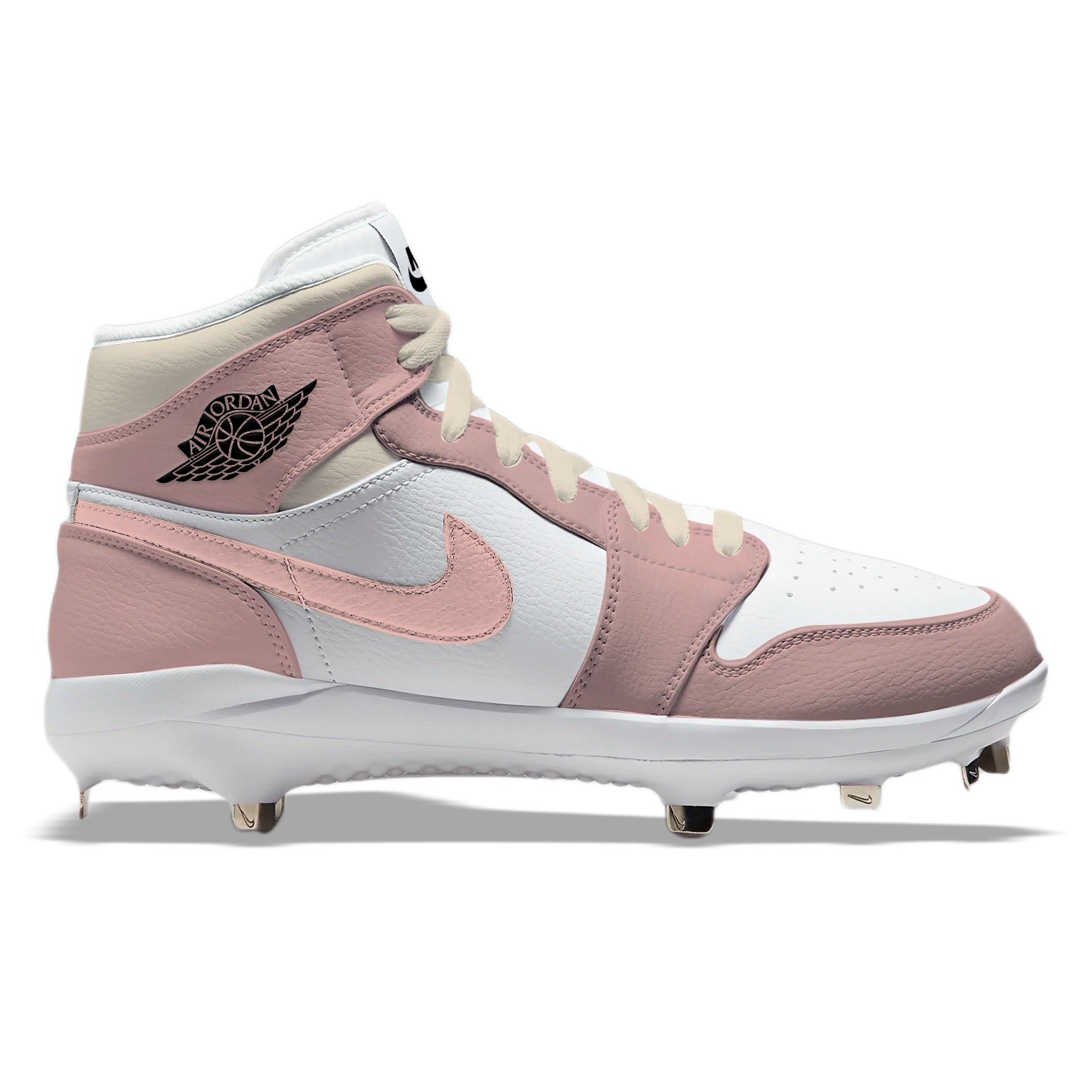 "Washed Pink" Jordan 1 Retro Cleats