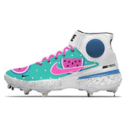 "Watermelon 1.0" Nike Alpha Huarache Elite 3 Mid Cleats