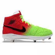 "Watermelon Grinch" Jordan 1 Retro Cleats