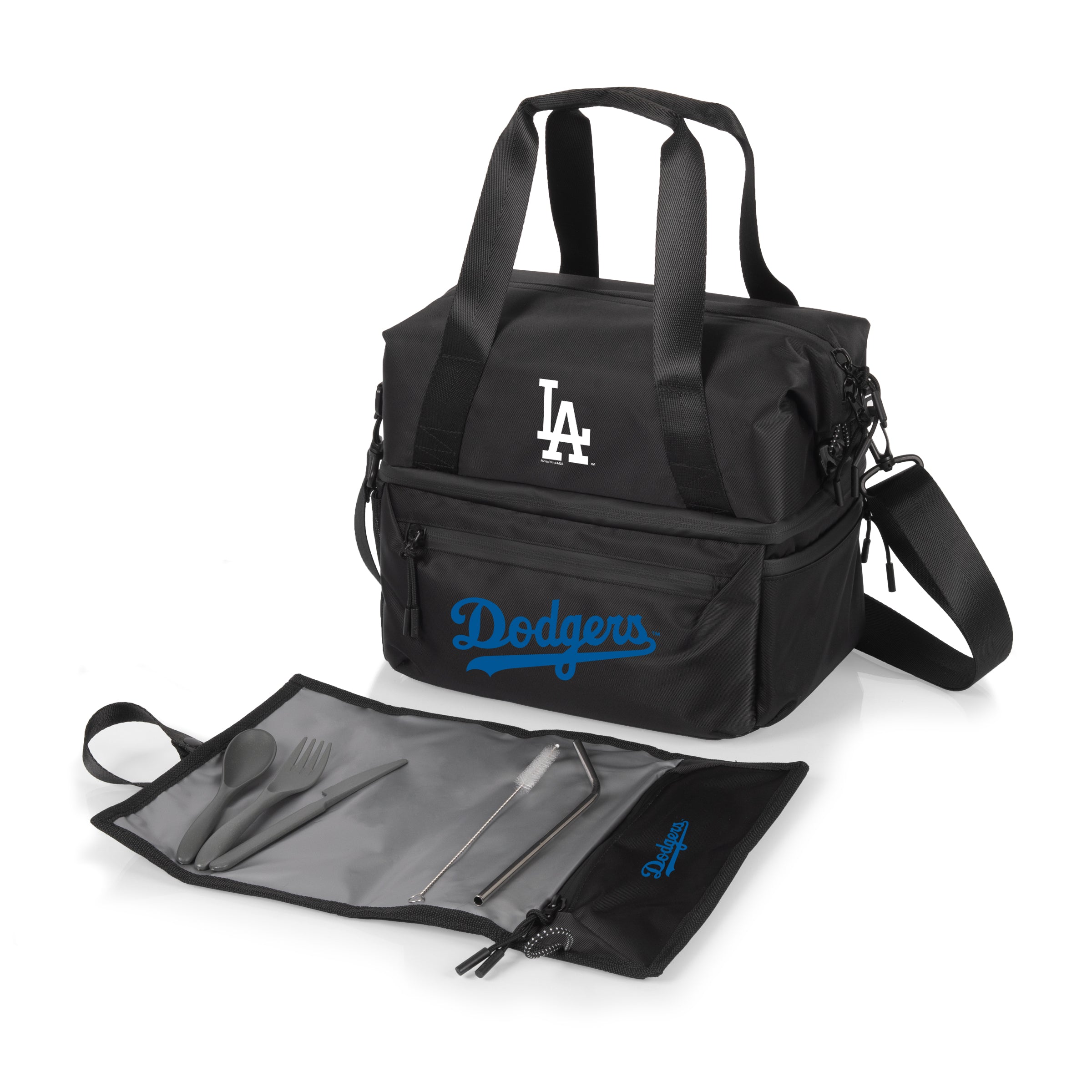 Los Angeles Dodgers - Tarana Recycled Lunch Bag Cooler with Utensils