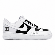 "White Tux" Nike Air Force 1 Low Shoes