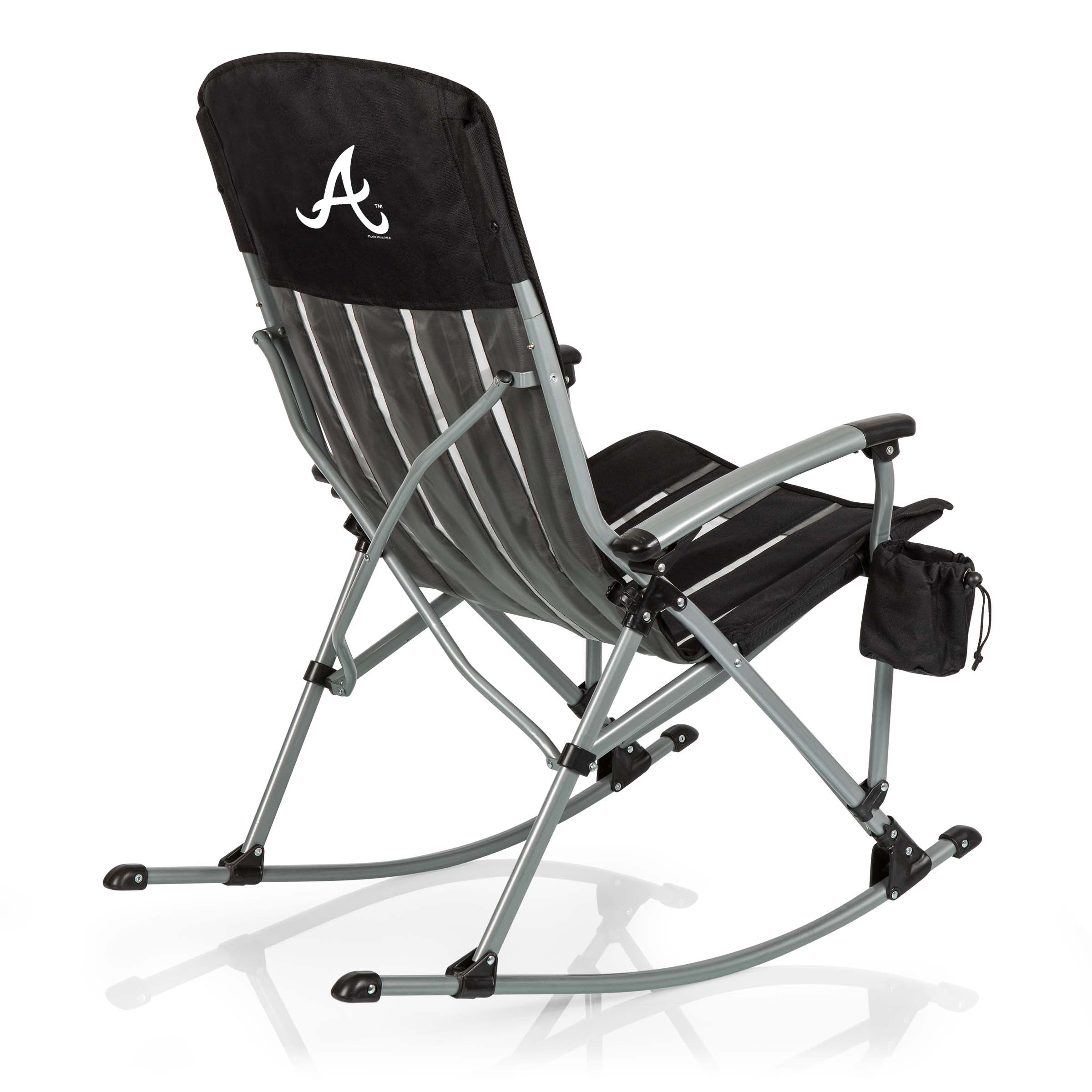 Atlanta Braves Outdoor Rocking Camp Chair