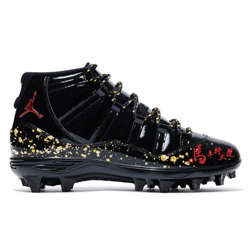 "Year of the Horse" Jordan 11 Retro TD Football Cleats