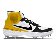 "Yellow and Black" Nike Alpha Huarache Elite 3 Mid Cleats