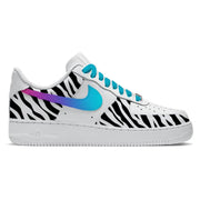 "Zebra" Nike Air Force 1 Low Shoes